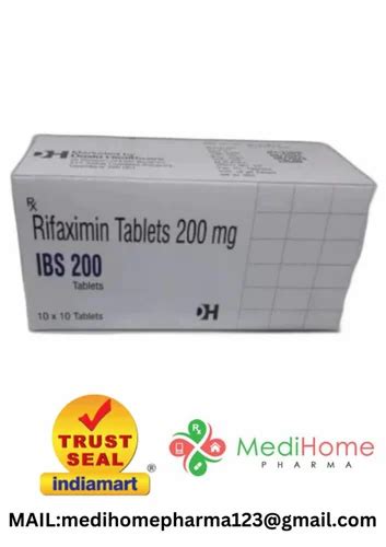 Rifaximin 200 Mg Tablets At Rs 3500 Box Rifaximin Tablets In Surat