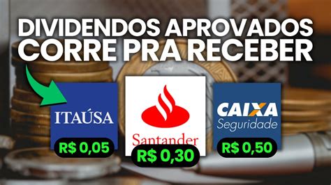 COMEÇARAM A ONDA DE ANÚNCIOS DE DIVIDENDOS PARA NOVEMBRO AINDA DÁ