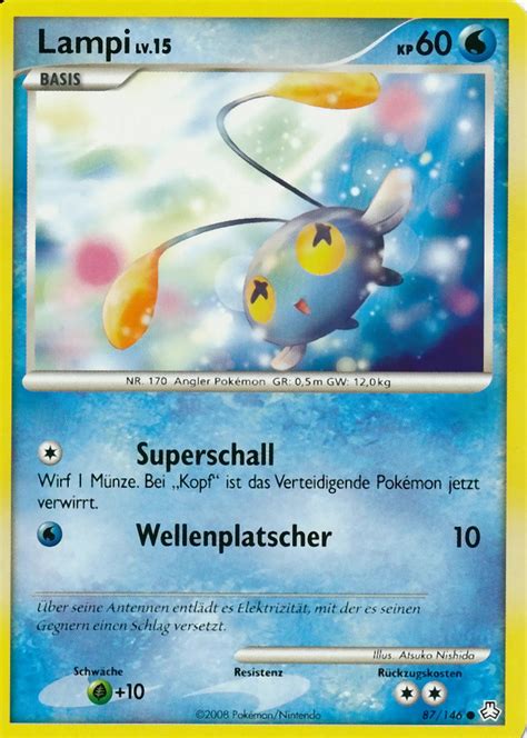 Lampi 87 146 Wert Bild Künstler Seltenheit Pokemonkarte de