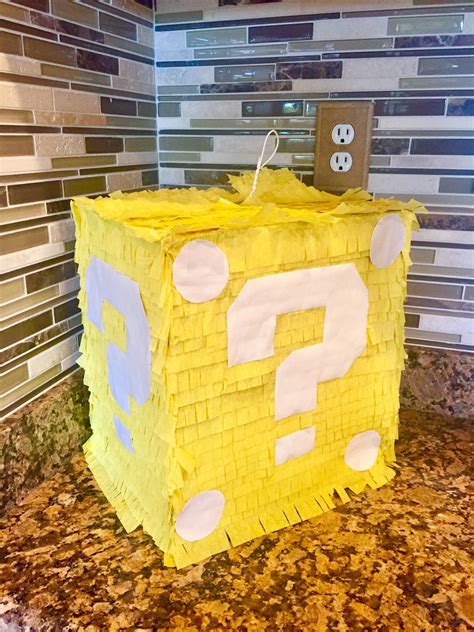 Super Mario Brothers Pinata Etsy Mario Bros Birthday Party Ideas