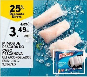 Promo O Mimos De Pescada Do Cabo Pescanova G Em Continente