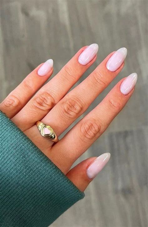 Barely There Nail Designs For Any Skin Tone Sheer Nude Pink Oval