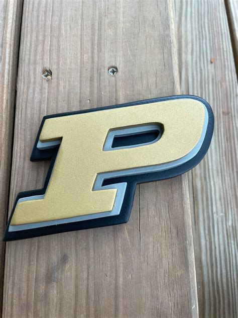 Purdue Logo Wall Decor Custom College Logo Gift for Purdue - Etsy