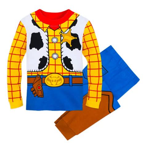 Disney Kids Cotton Toy Story Woody Pajamas Multicolor