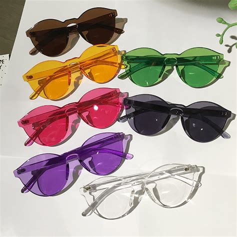 Buy Eyewear Women Cat Eye Shades Integrated Candy Uv400 Stylish