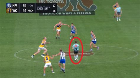 Afl 2023 News Umpires Called Out For Wearing Blue North Melbourne Vs