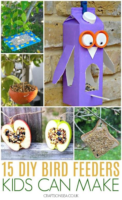 15 Diy Bird Feeders Kids Can Make Bird Crafts Toddler Crafts Crafts