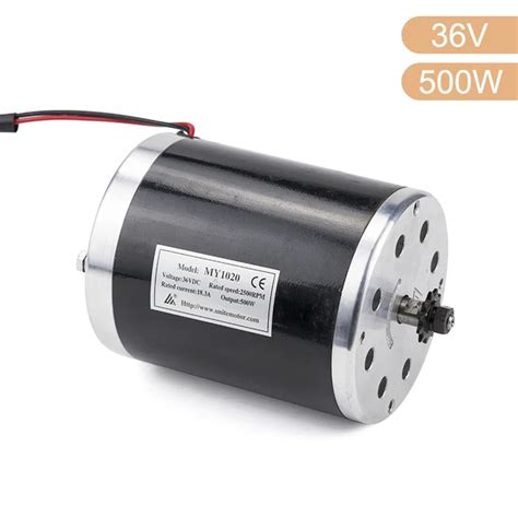 My1020 500w 24v36v48v Unitemotor High Speed Brush Dc Motor Electric