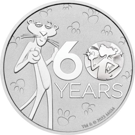 Tuvalu Pink Panther 1 Ausgabe 2024 1 oz Silber 60 Jahre Jubiläum 44