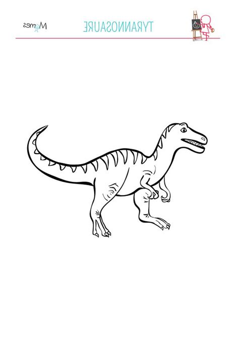 Aimable Tyrannosaure Coloriage Pics Dinosaur Coloring Pages