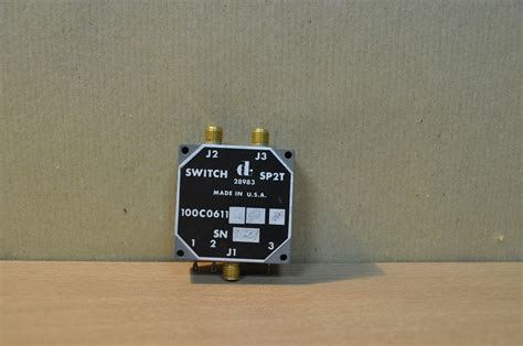 Daico Sp2t Switch 28983 100c0611 5f Made In Usa 1 30 Mhz Ebay