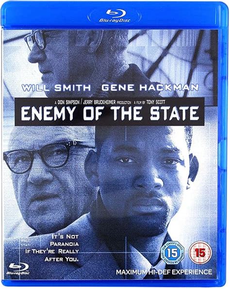 Enemy Of The State [blu Ray] Uk Will Smith Gene Hackman Tony Scott Will Smith