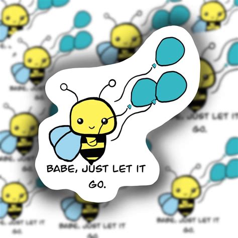 Let It Go Sticker Etsy