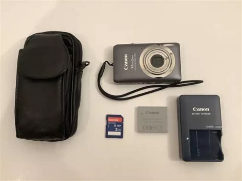 Canon Powershot Elph Hs Mp Digital Camera W Battery Charger Sd