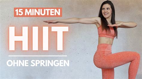 15 Min Hiit Workout Ohne Springen Für Anfänger Geeignet Nachbar Freundlich Tina Halder