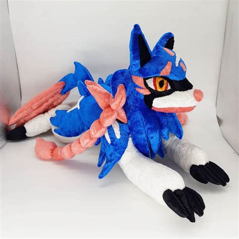 Custom Zacian - Pokemon Inspired Plush by Forge-Your-Fantasy on DeviantArt