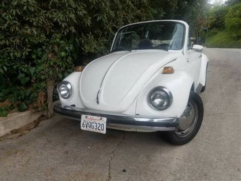 Vw Beetle Convertible Rare Bug Karmann Fuel Injection Rebuilt