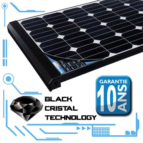 KIT COMPLET PANNEAU SOLAIRE BLACK CRISTAL 120W