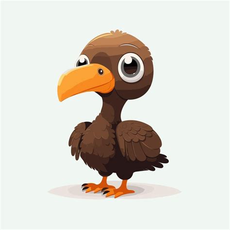 Premium Vector Vector Cute Dodo Cartoon Style