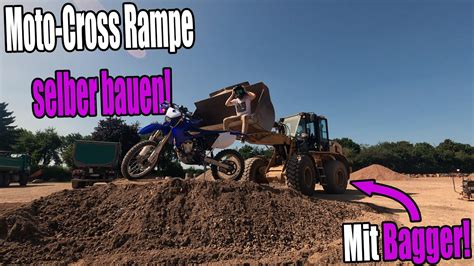 Eigene Moto Cross Rampe Bauen Und Springen Rennstrecke Bauen