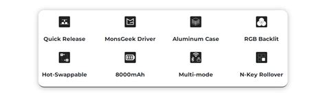 Monsgeek M V Sp Rapid Disassembly Rgb Hot Swappable Wireless