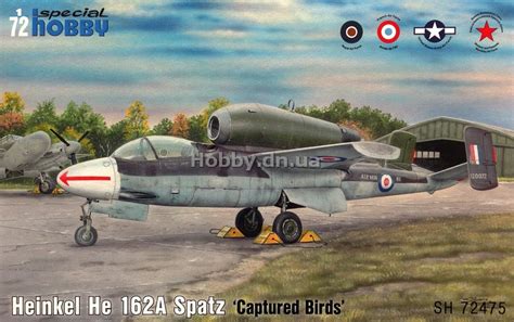 Special Hobby Heinkel He A Spatz Captured Plastic Scale