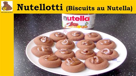 Nutellotti Biscuits Au Nutella Recette Rapide Et Facile YouTube