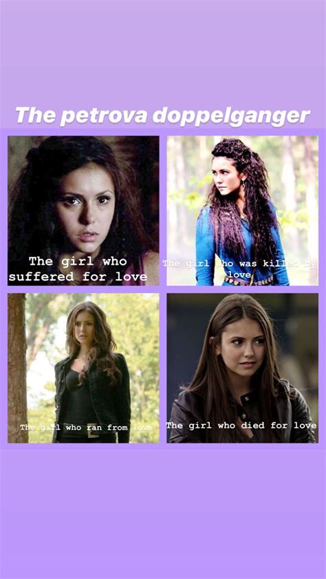 Petrova Doppelgängers The Girl Who Doppelganger Vampire Diaries The