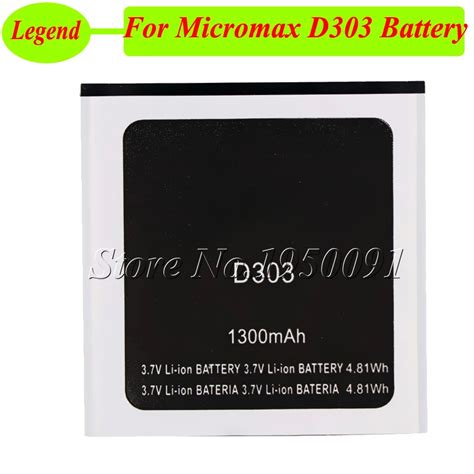 Para Micromax D Bater A Mah Acumulador De Alta Calidad Battery