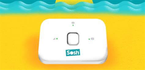 Airbox Sosh Un Hotspot G Wi Fi Et Go De G Suppl Mentaire Pour