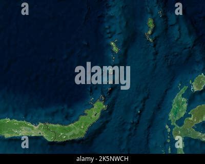 Sulawesi Utara Province Of Indonesia High Resolution Satellite Map