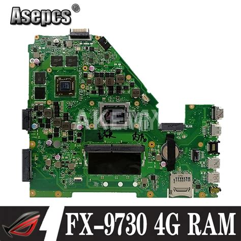 Asus X550i X550ik X550iu 노트북 노트북 마더 보드 메인 보드 2gb 그래픽 카드 4g Ram Fx 9730