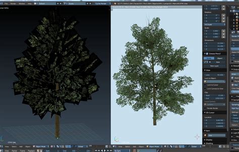 free tree blender 3d model