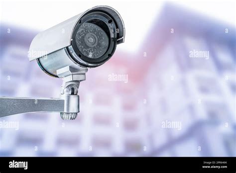 Cctv Closed Circuit Camera Tv Monitoring At Modern Office Building