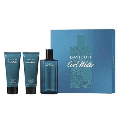 Cool Water 3 Piece Gift Set Standard by Davidoff For Men | GiftExpress.com