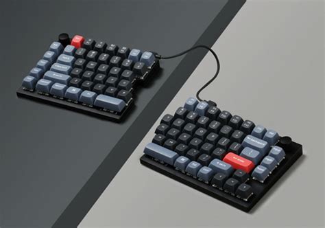 Keychron Q Hot Swappable RGB Mechanical Split Keyboard Gateron G Pro Brown KBKCQ M BROWN