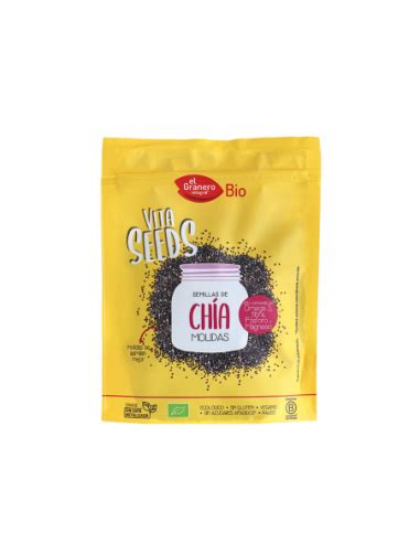 Vitaseeds Semillas De Chia Molidas 200Gr Bio El Granero