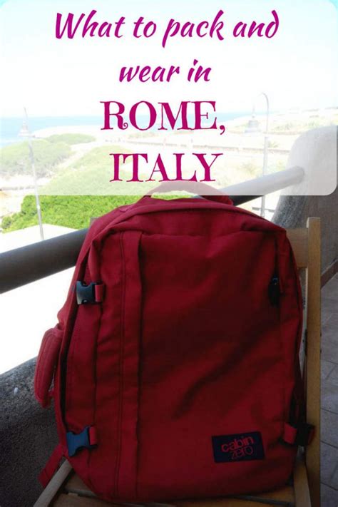 What To Pack For Rome A Complete Guide To The Essential Rome Packing List