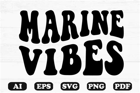 Marine Vibes Retro Wavy Svg T Shirt Graphic By Hosneara 4767 · Creative