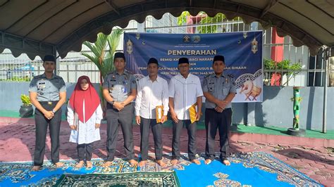 434 WBP Dapat Remisi Idulfitri Dua Orang Langsung Hidup Udara Bebas