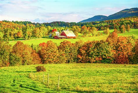 Vermont Fall Scene Photograph by Gordon Ripley - Fine Art America