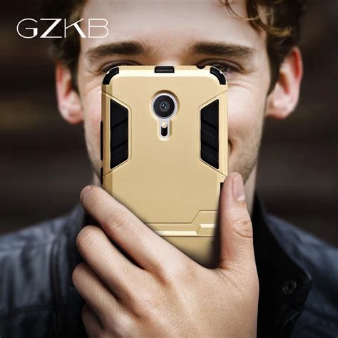 Gzkb Phone Case For Meizu Mx Case Soft Tpu Pc Plastic Hybrid Armor