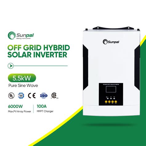 5kw 5kVA 48V Solar Hybrid Inverter Off Grid Built In MPPT Charge