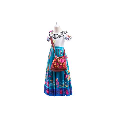 Ripley DISFRAZ NIÑA MULTICOLOR ENCANTO VESTIDO MIRABEL DISNEY