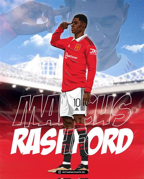 Fexel Artworks On Twitter Like Manchester Rashford Is Red Entered