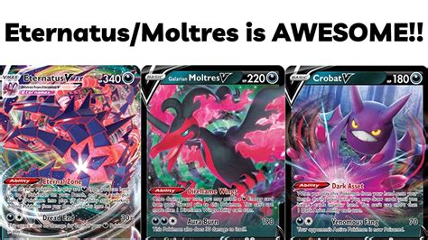 Eternatus Vmax Moltres Is Amazing Standard Deck Showcase Ptcgo Youtube