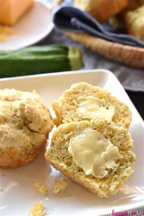 Savory Zucchini Muffins Cheesy Delicious • Fivehearthome