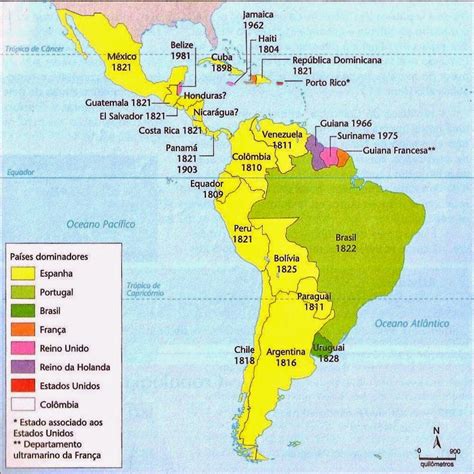 Ensino De Hist Ria Atividade Mapa Da Coloniza O Da Am Rica