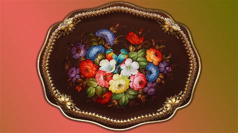 Zhostovo All You Need To Know About Painted Lacquer Trays Russia Beyond