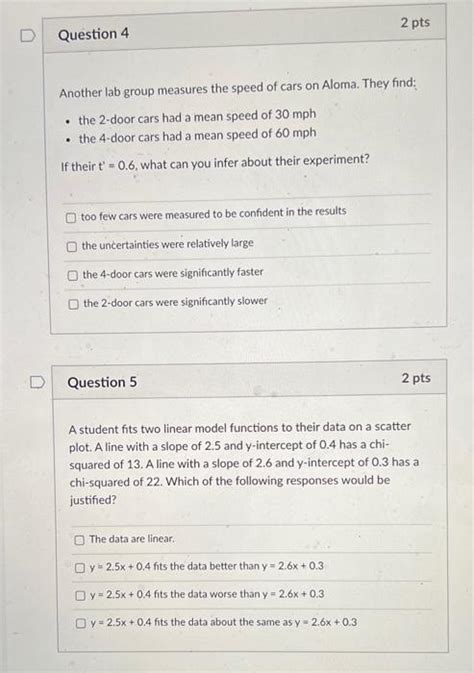 Solved 2 Pts D Question 4 Another Lab Group Measures The